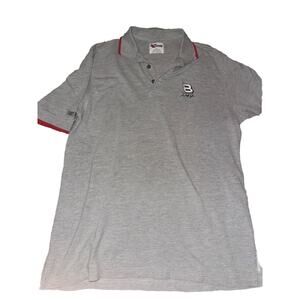 Chase Authentics Dale Earnhardt Jr. Gray Polo Size L O28